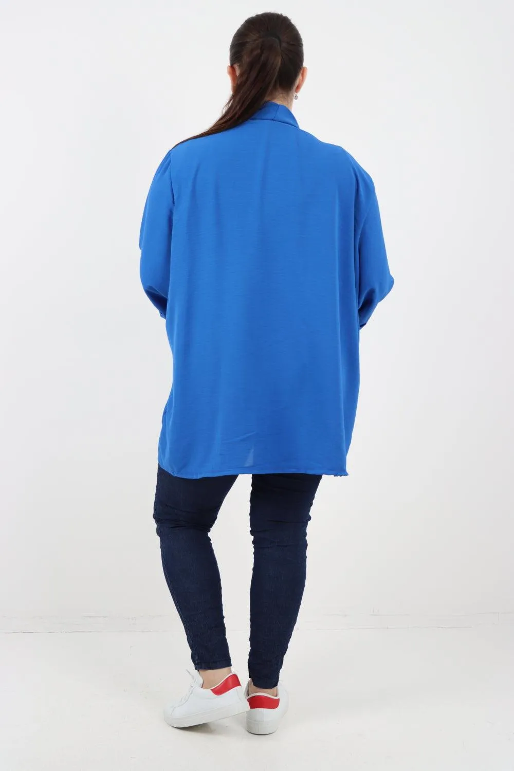 3/4 Sleeve Open Front  Lightweight Cardigan