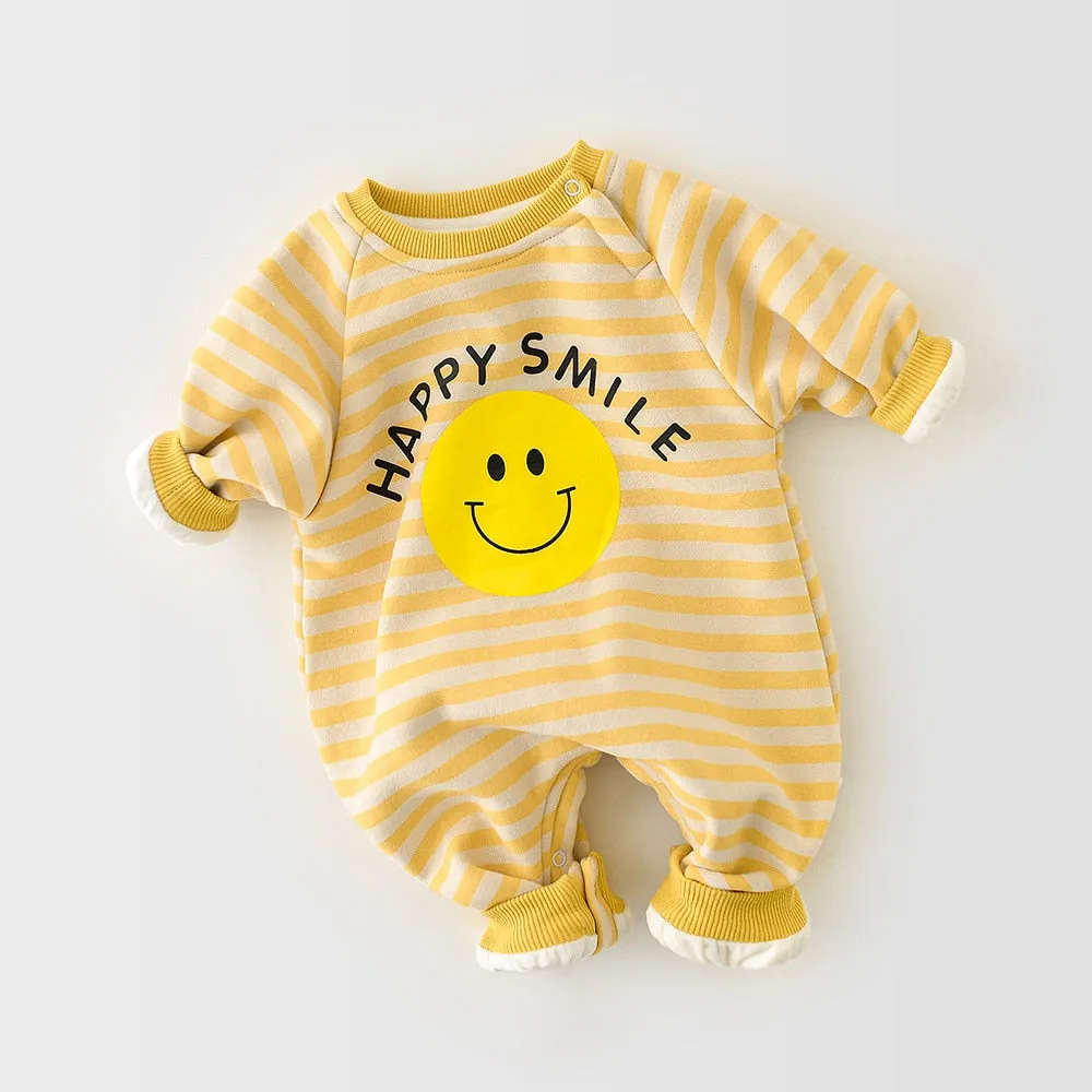 Banana Bonanza Baby Outfit - Jumpsuit with Colorful Fruit Print