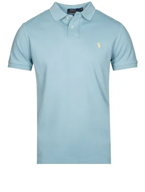 Basic Mesh Polo Blue Note