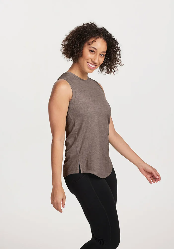 Bella Tunic Top - Simply Taupe