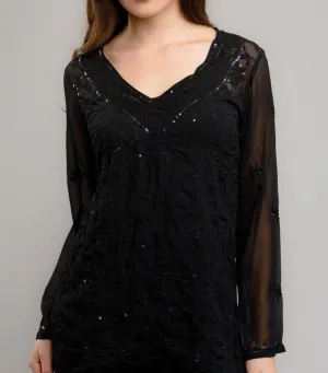 Black Tunic Sheer