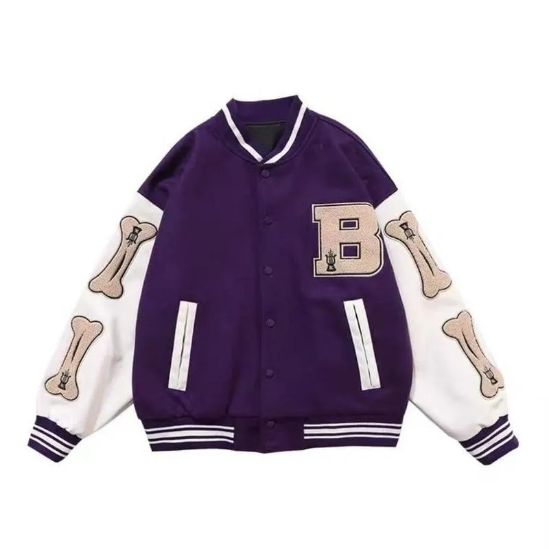 Bomber Jackets Women Baseball Jacket Boyfriend Style Varsity Jacket