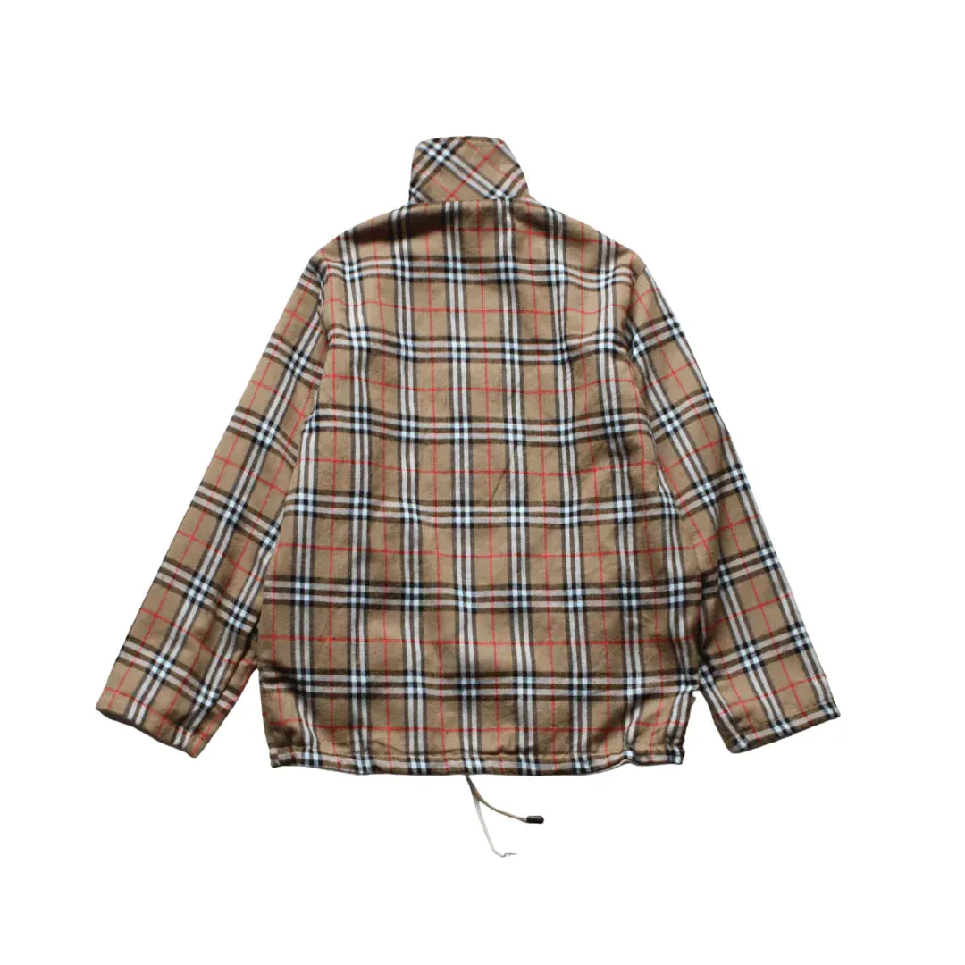 BURBERRY NOVA CHECK PATTERN REVERSIBLE JACKET  (S)