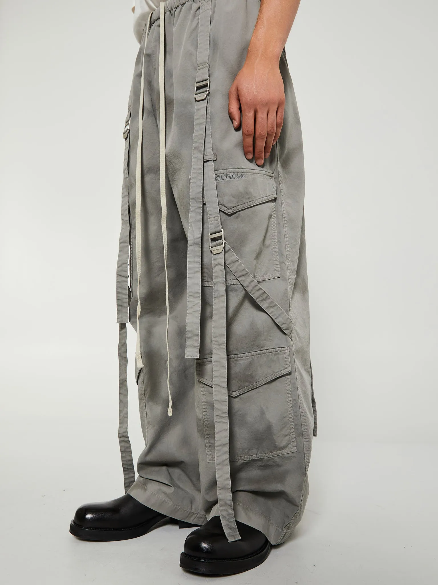 Cargo Trousers in Mid Grey