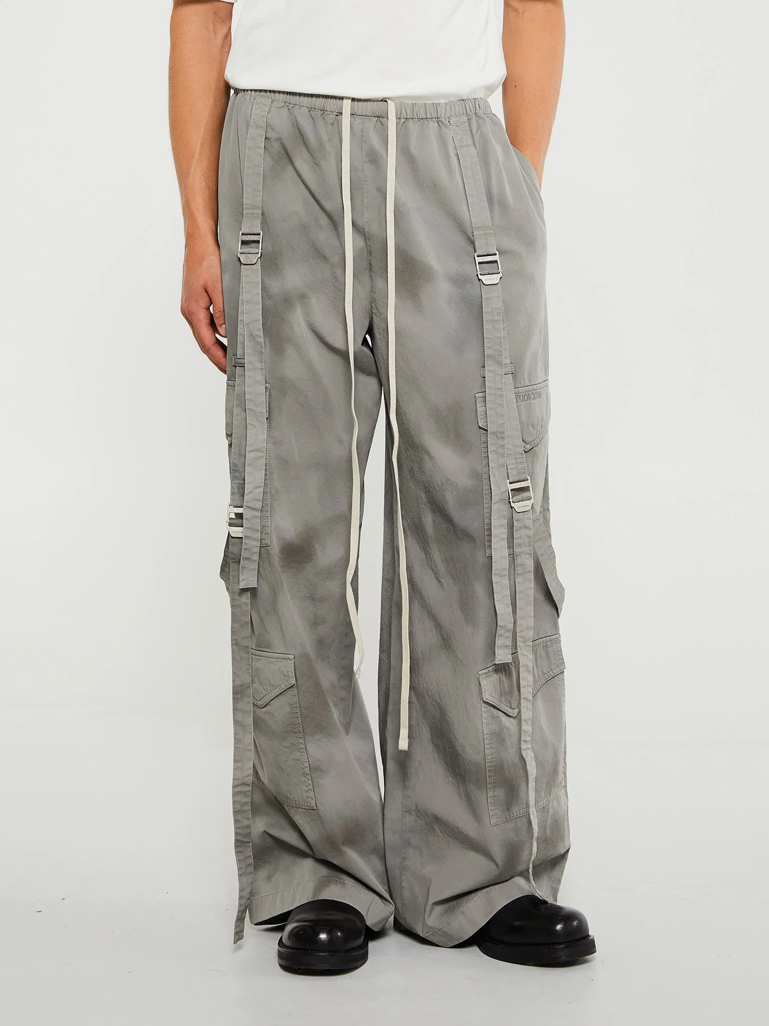 Cargo Trousers in Mid Grey