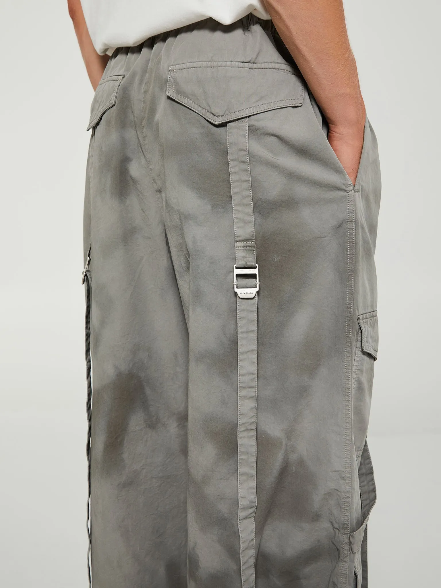 Cargo Trousers in Mid Grey