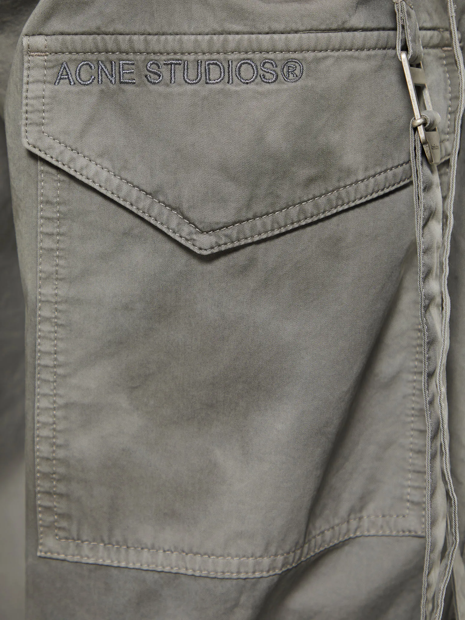 Cargo Trousers in Mid Grey