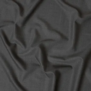 Charcoal Grey Italian Blended Wool Jacketing Fabric – 3.5 Meters, 150 cm Width, Made in Italy-D20540