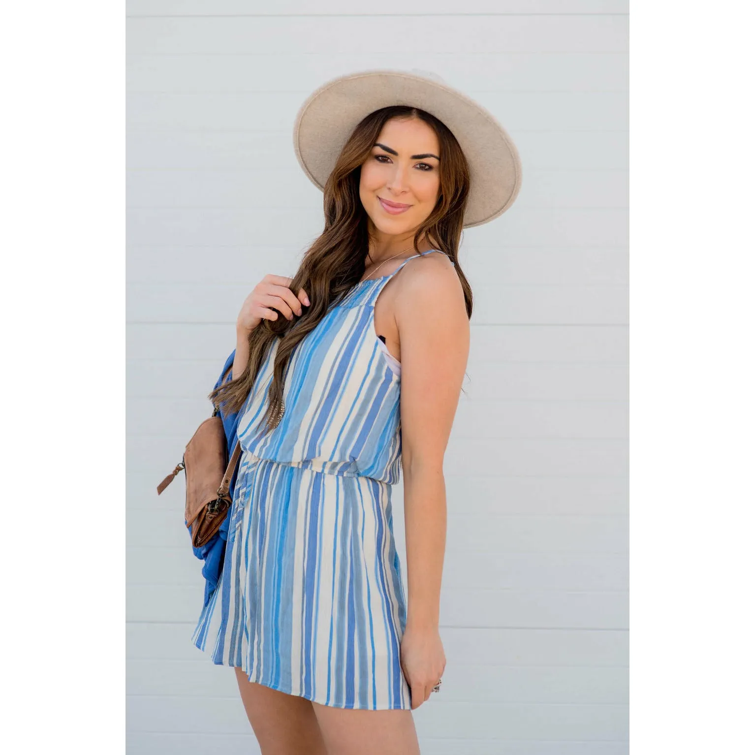 Color Stripe Romper