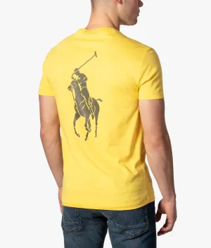 Custom Slim Fit Pony Back Print T-Shirt