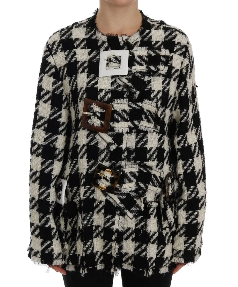 Dolce & Gabbana Elegant Woven Monochrome Jacket