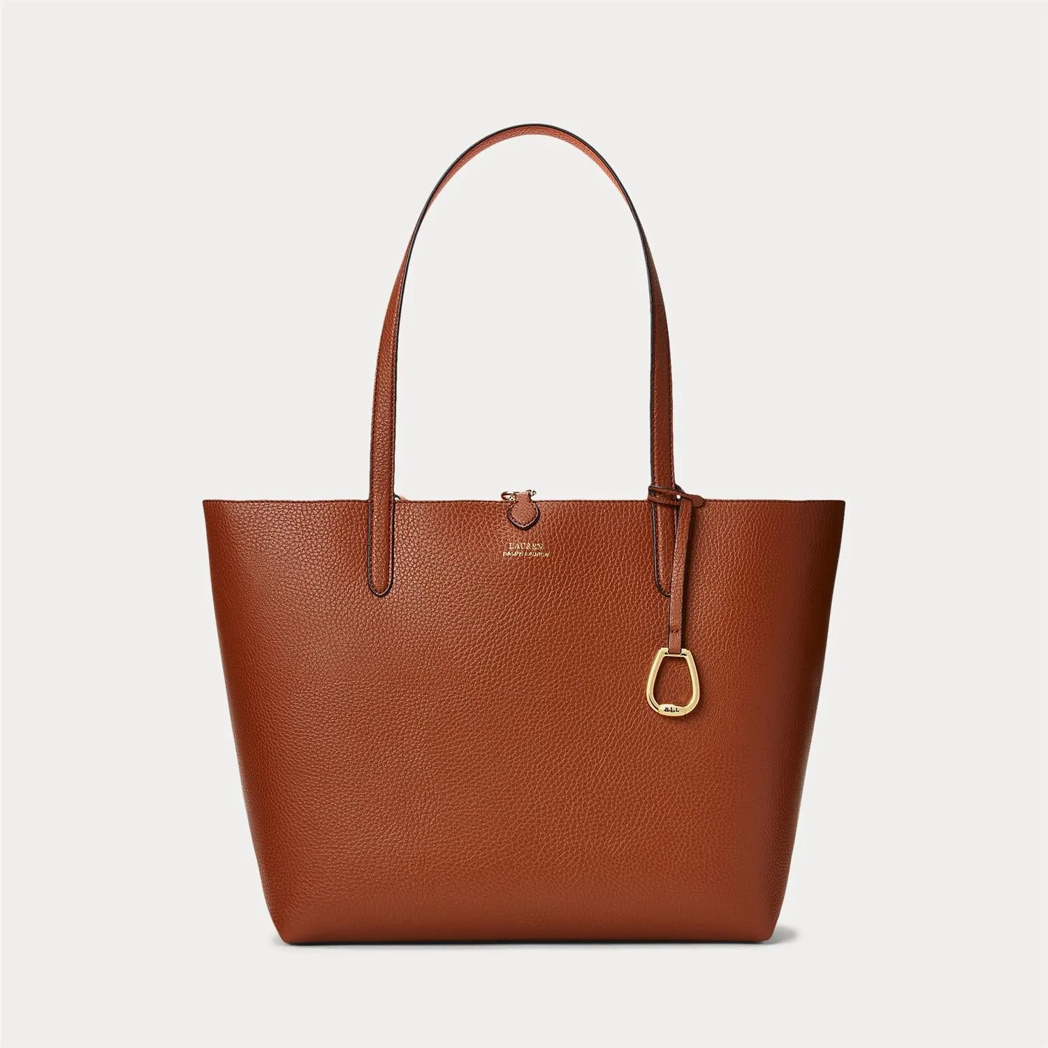 FAUX-LEATHER MEDIUM REVERSIBLE TOTE BAG