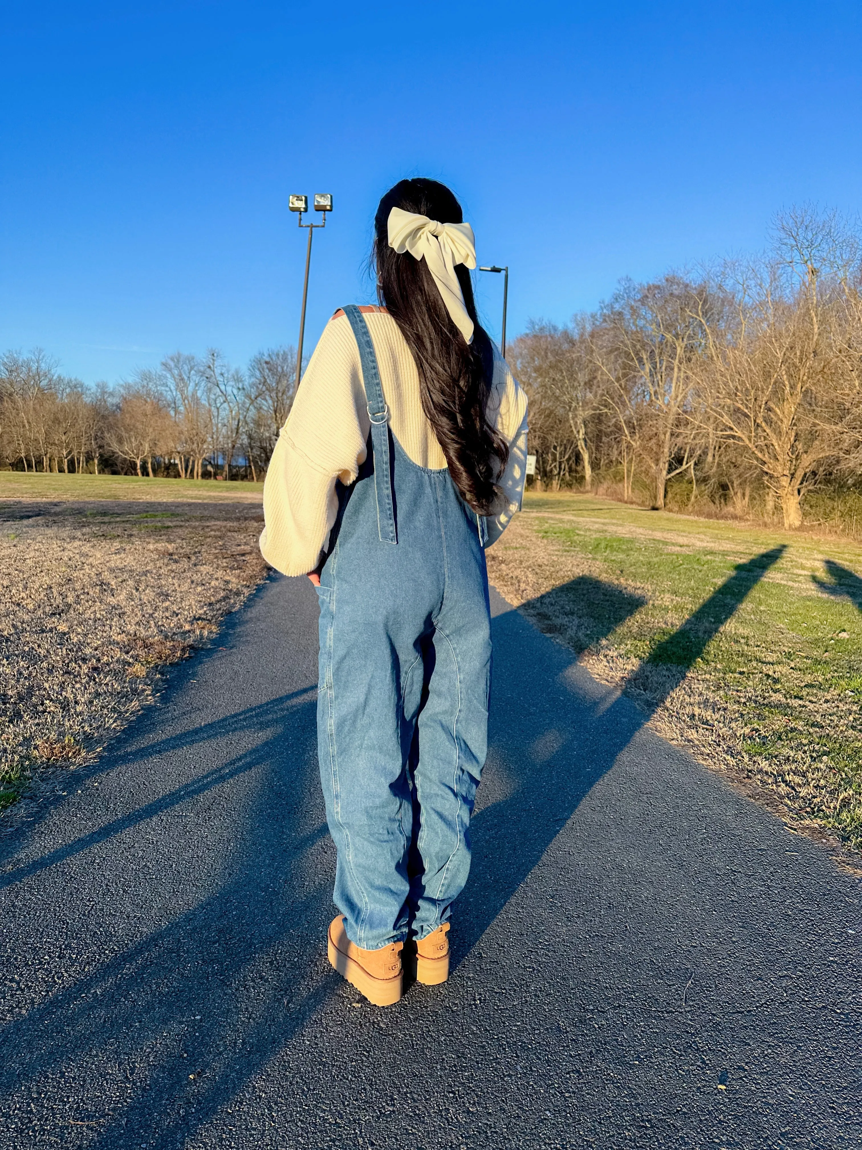 Free Girl Denim Jumpsuit