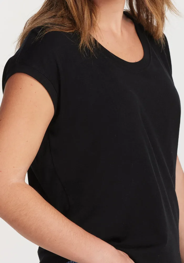 Gabi Tunic Top - Black