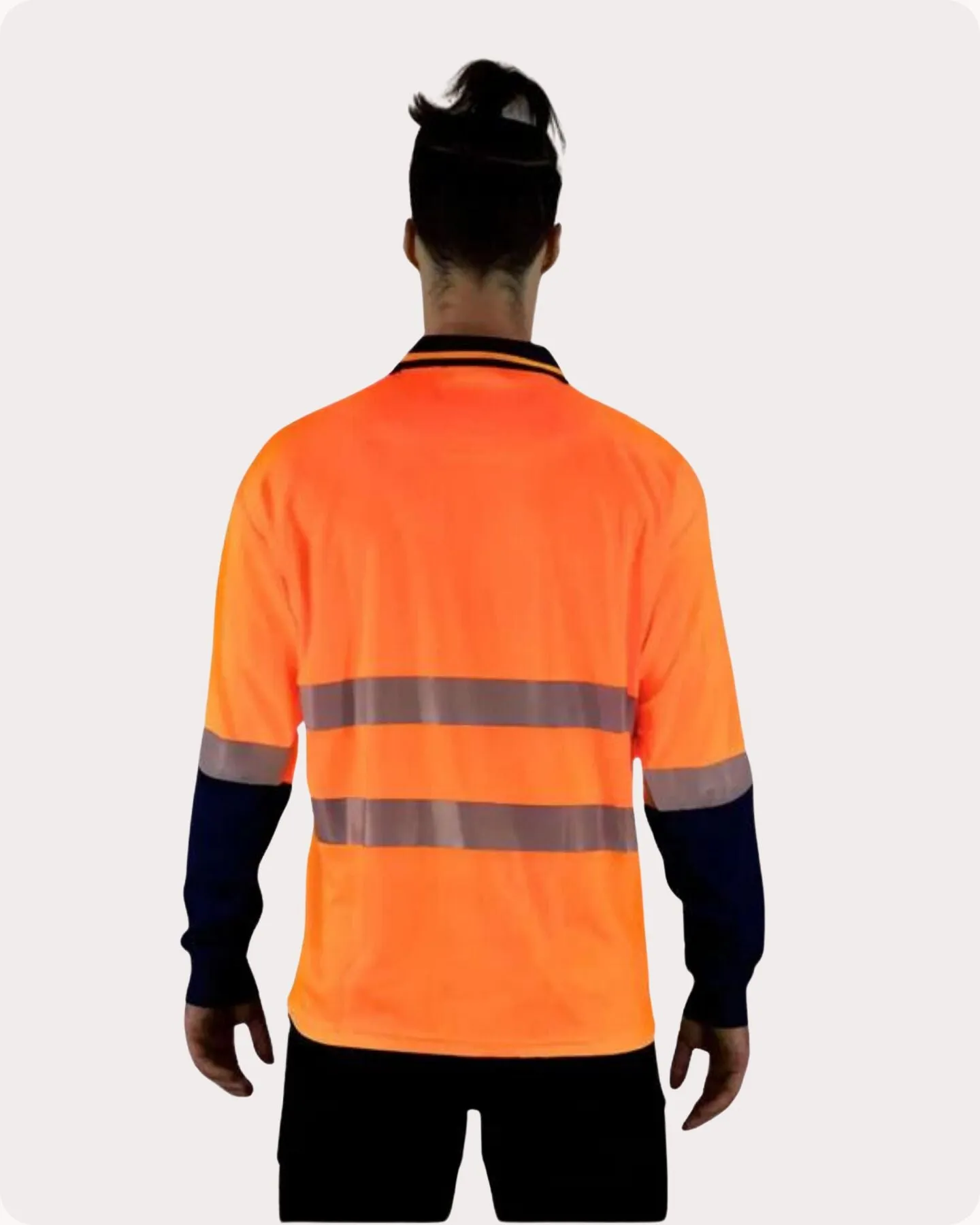 Hi Vis LS Taped Polo Shirt 19OLT