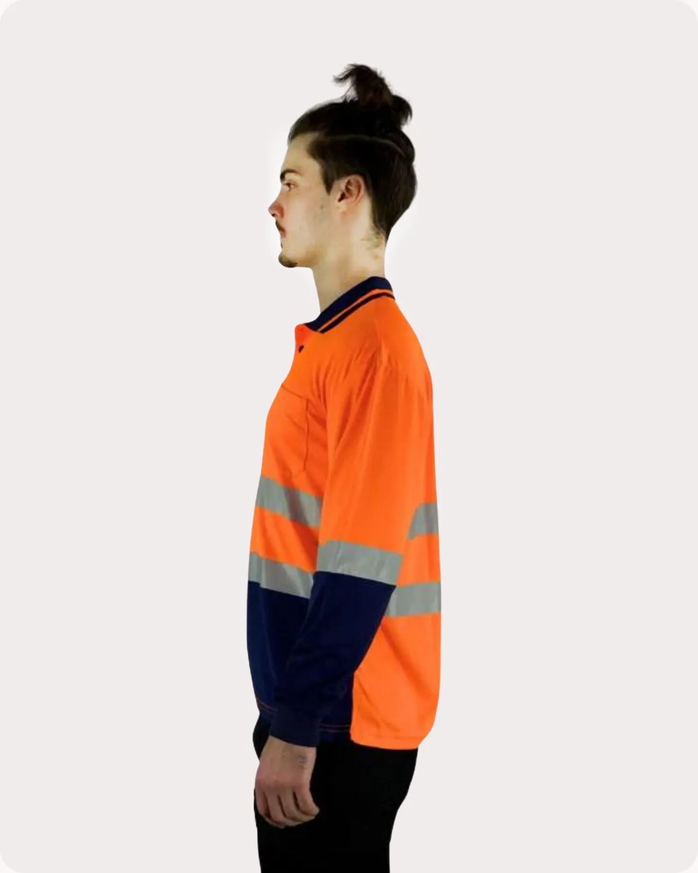 Hi Vis LS Taped Polo Shirt 19OLT