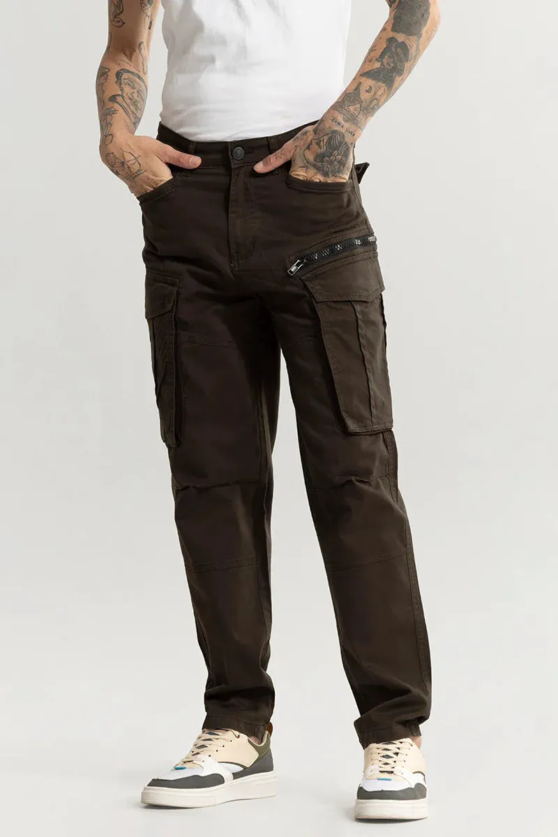 Kyubic Brown Cargo Pant