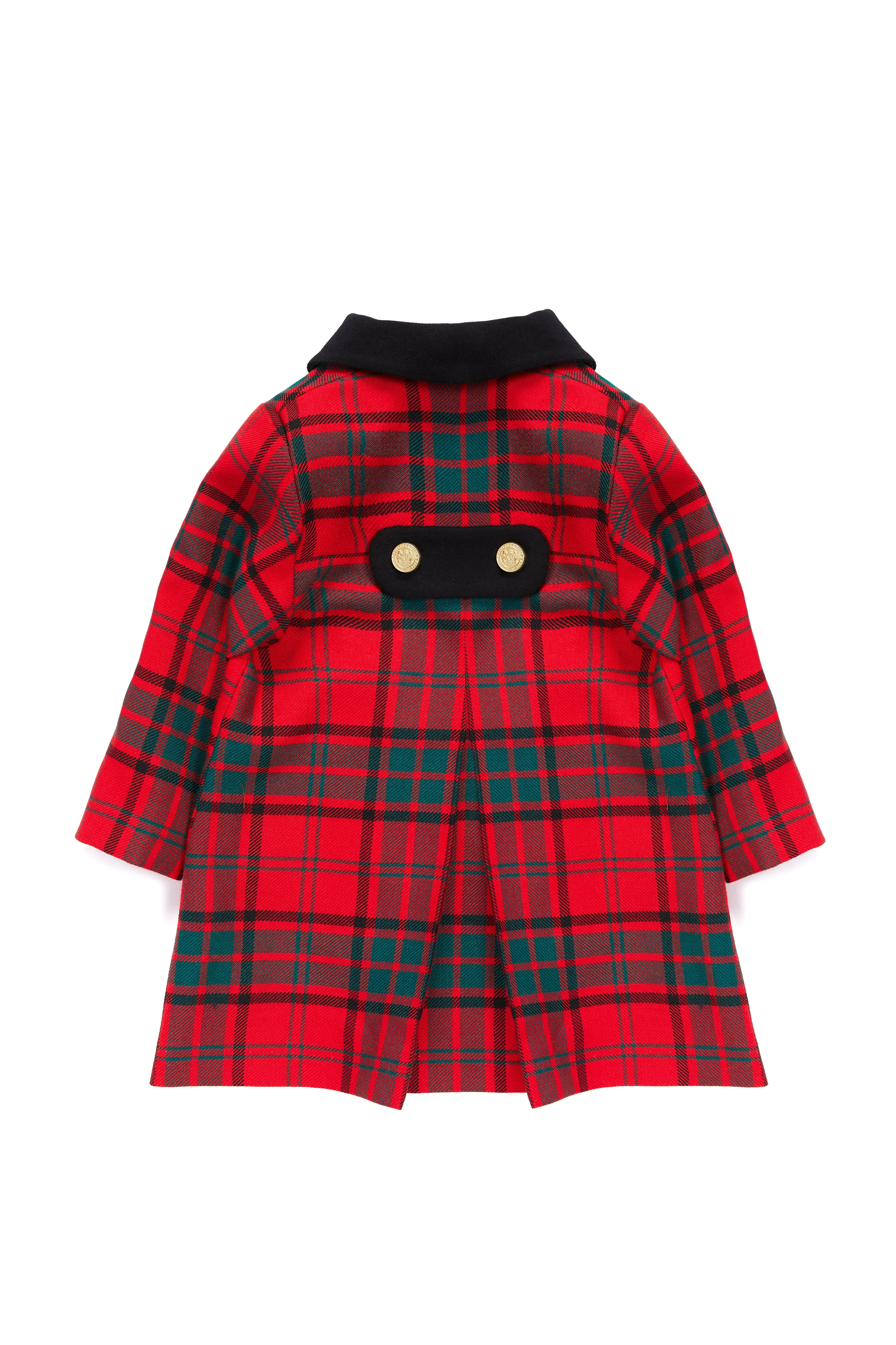 Little Town Coat (Red Tartan)