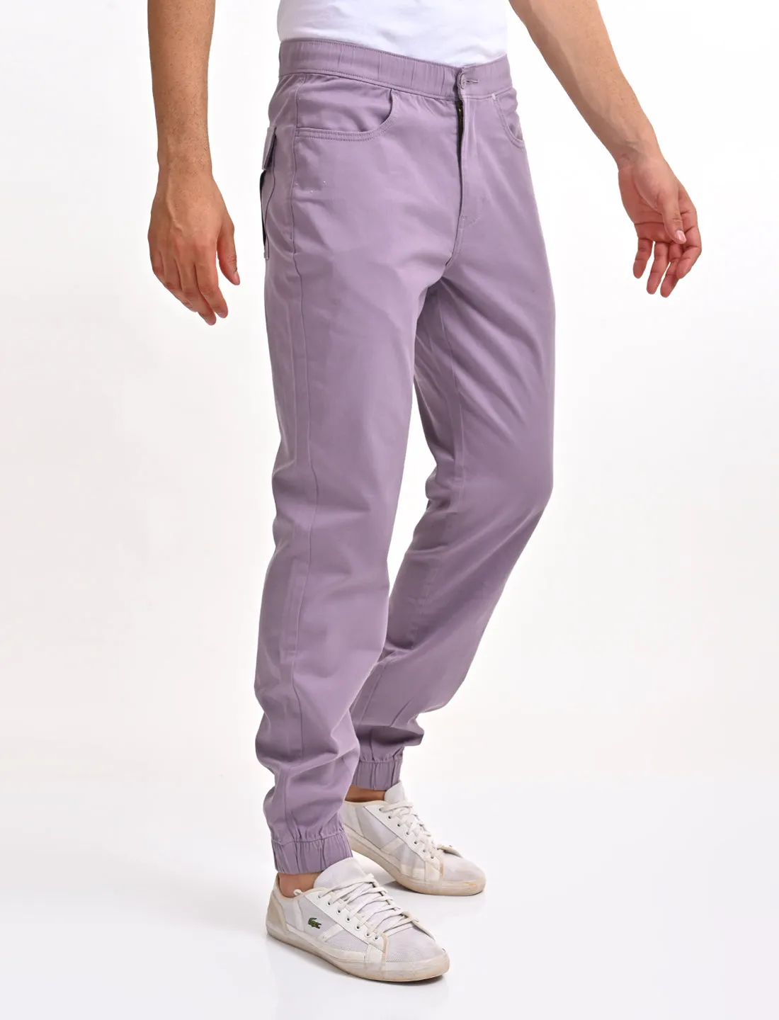 Men's Relaxed Fit Grey Jogger Cargos