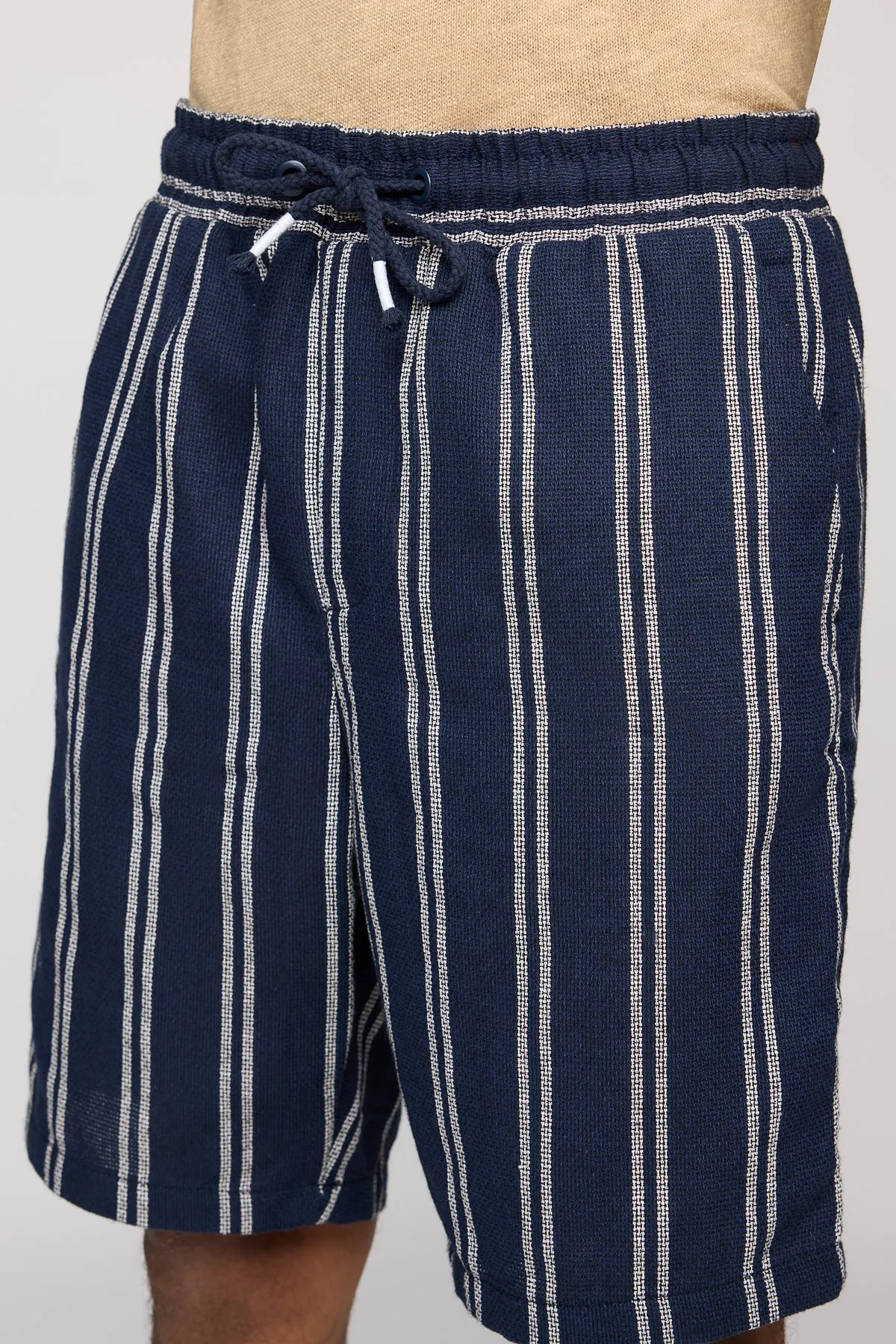 Nautical Navy and White Men's Staple Shorts