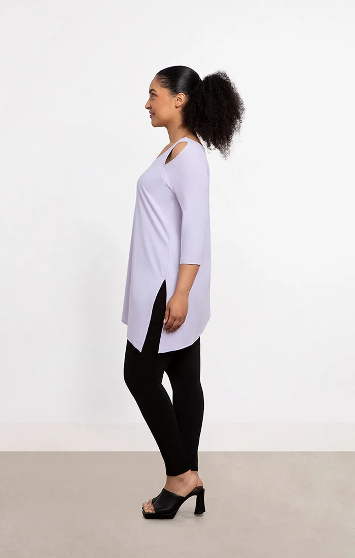 Nu Focus 3/4 Sleeve Tunic, Lavender