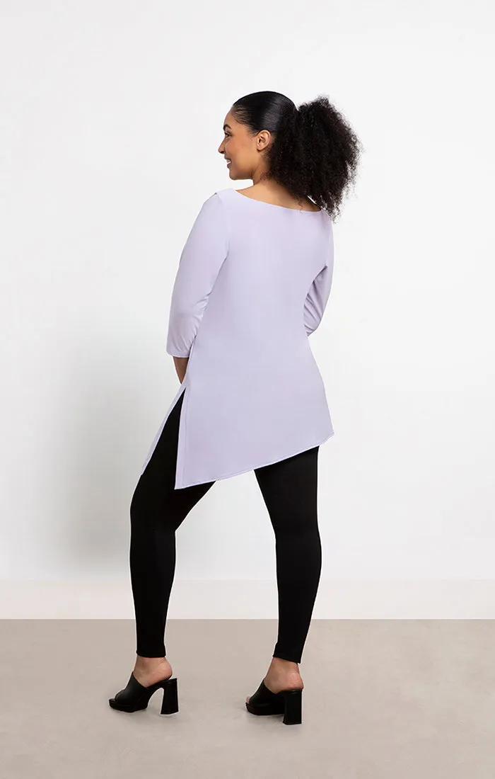 Nu Focus 3/4 Sleeve Tunic, Lavender