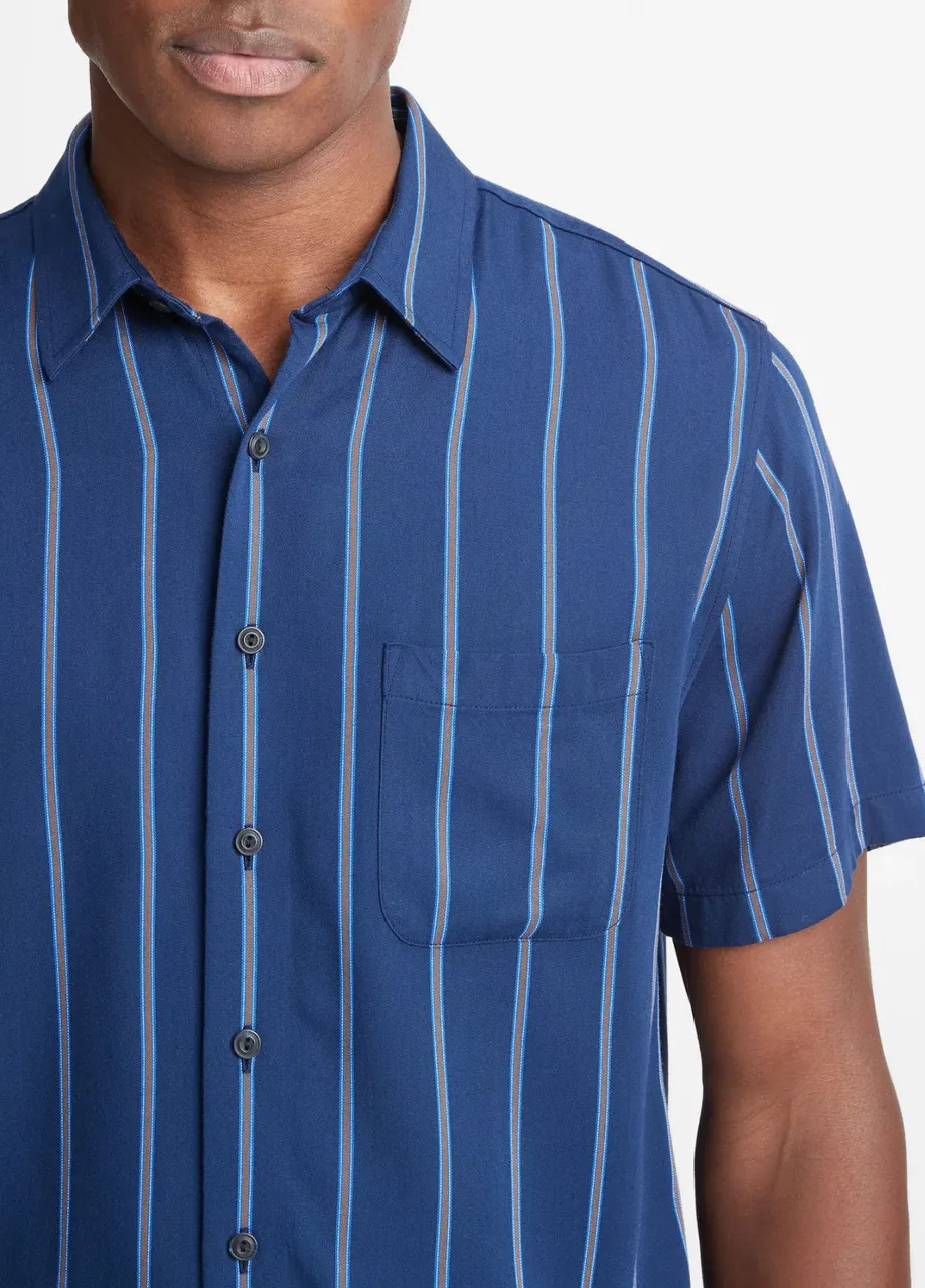 Pacifica Stripe Short-Sleeve Shirt