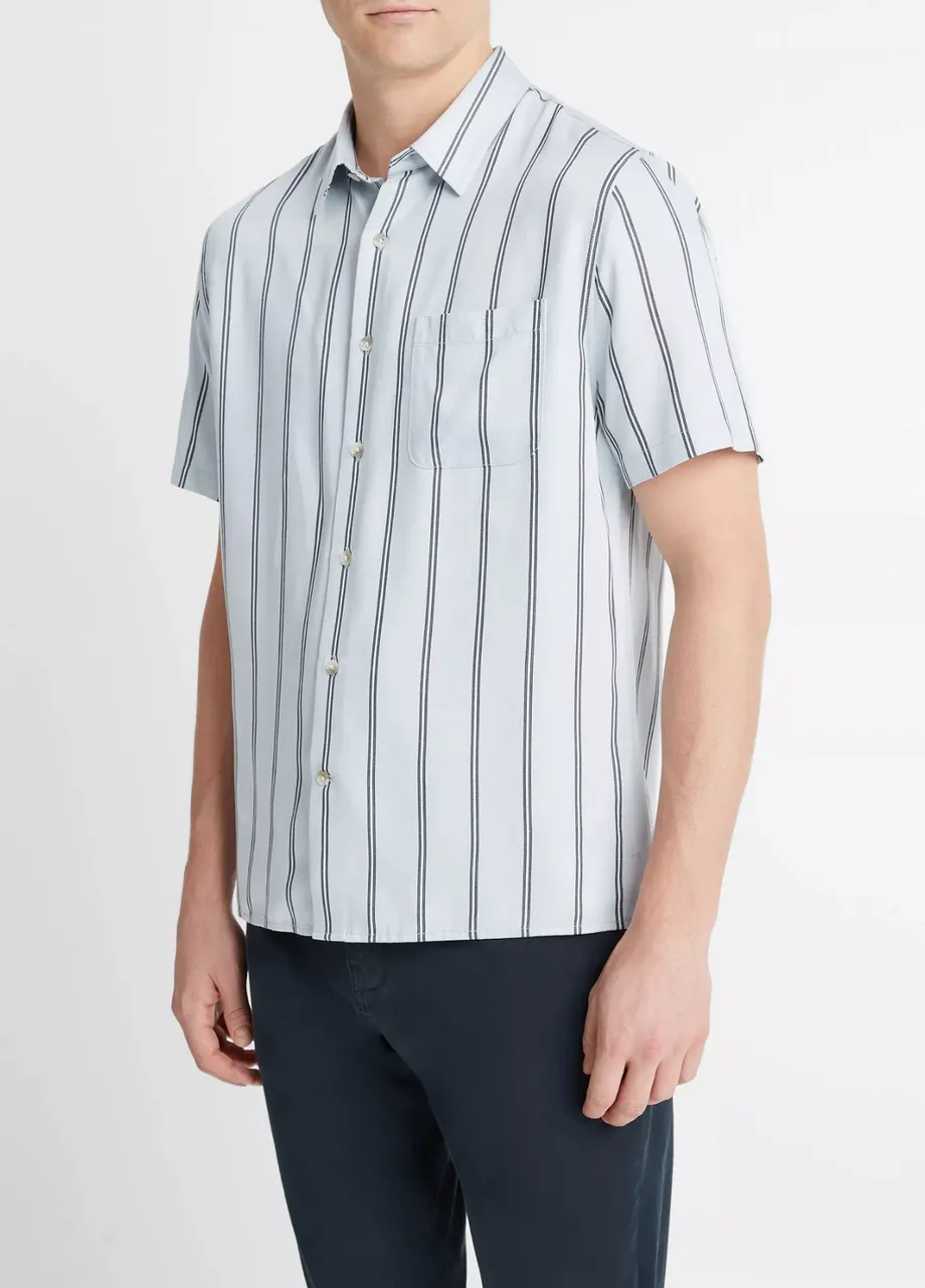 Pacifica Stripe Short-Sleeve Shirt