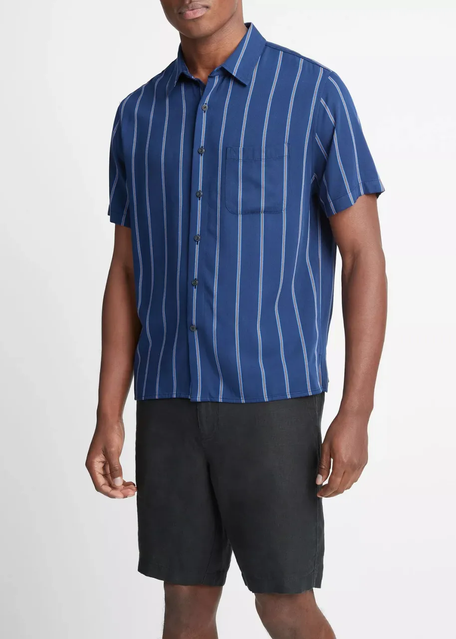 Pacifica Stripe Short-Sleeve Shirt