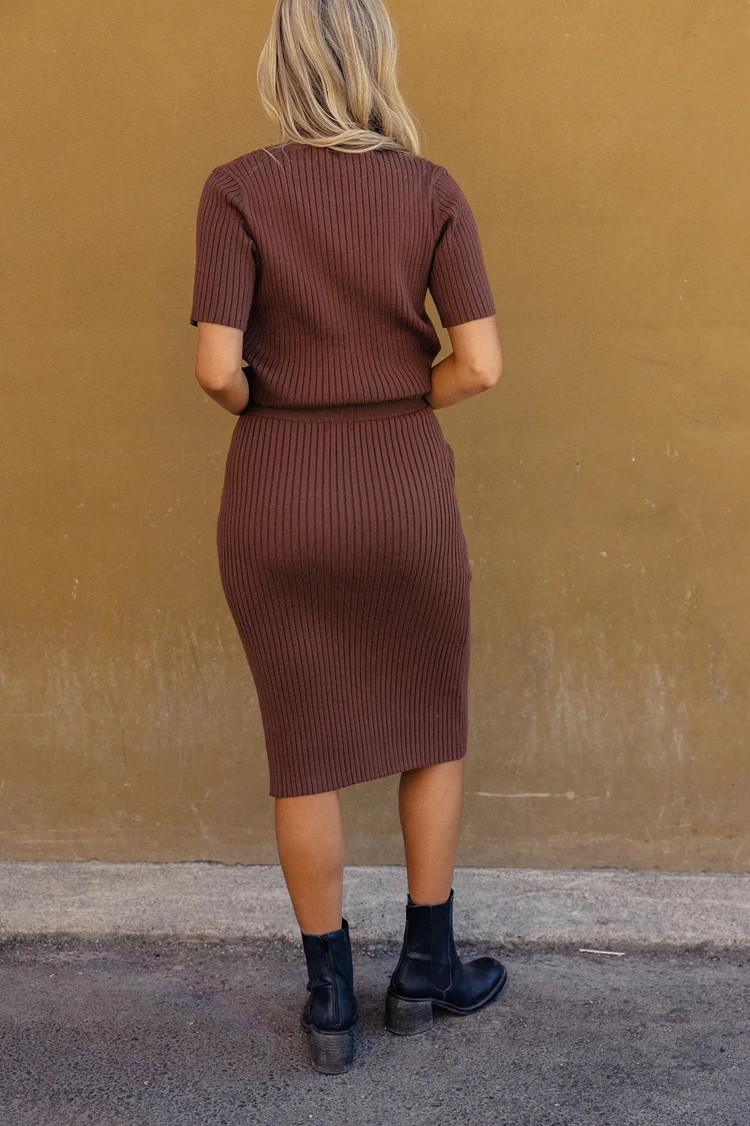 Rachel Green Ribbed Skirt