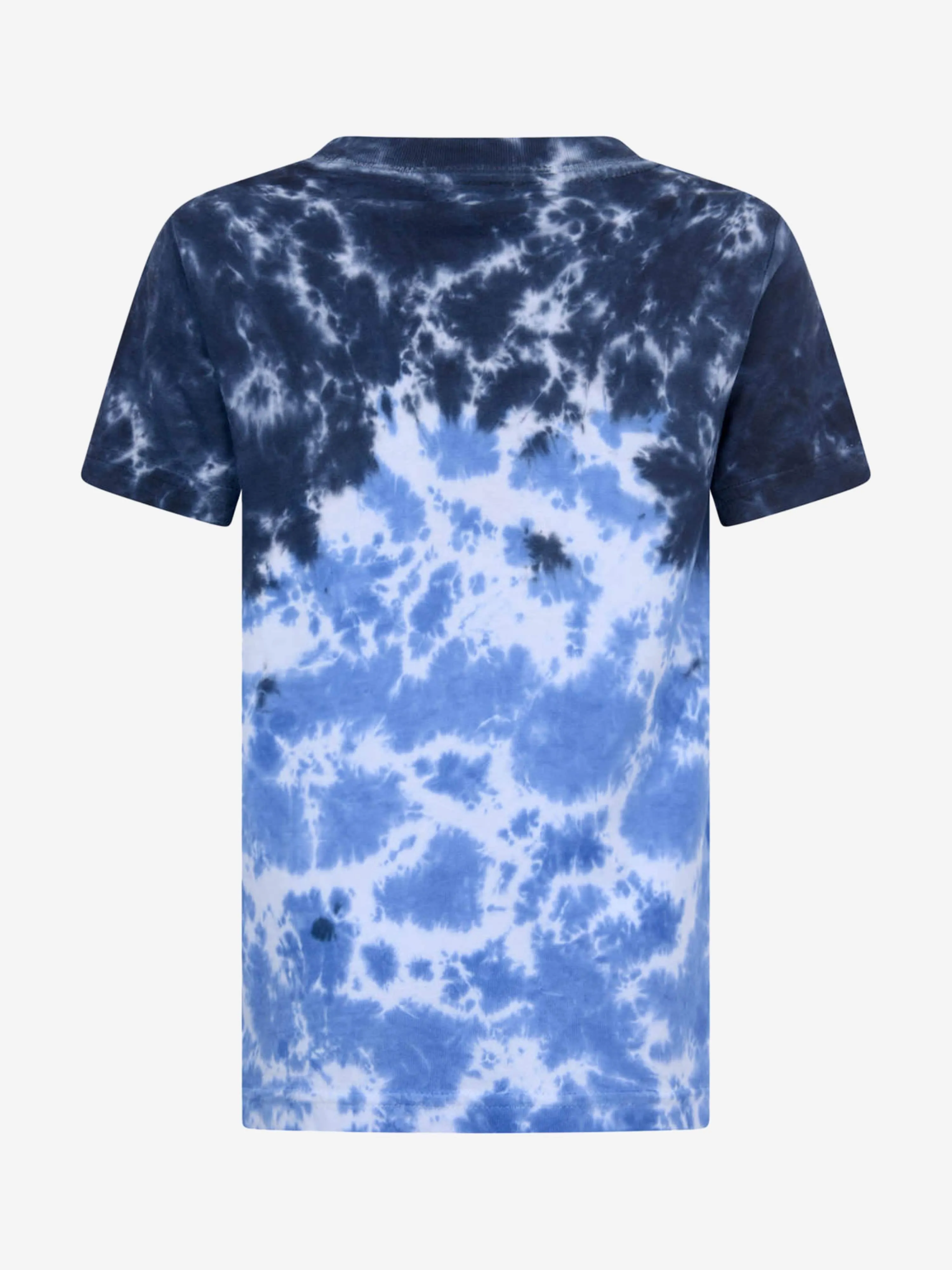 Ralph Lauren Boys Navy Tie-Dye Cotton T-Shirt