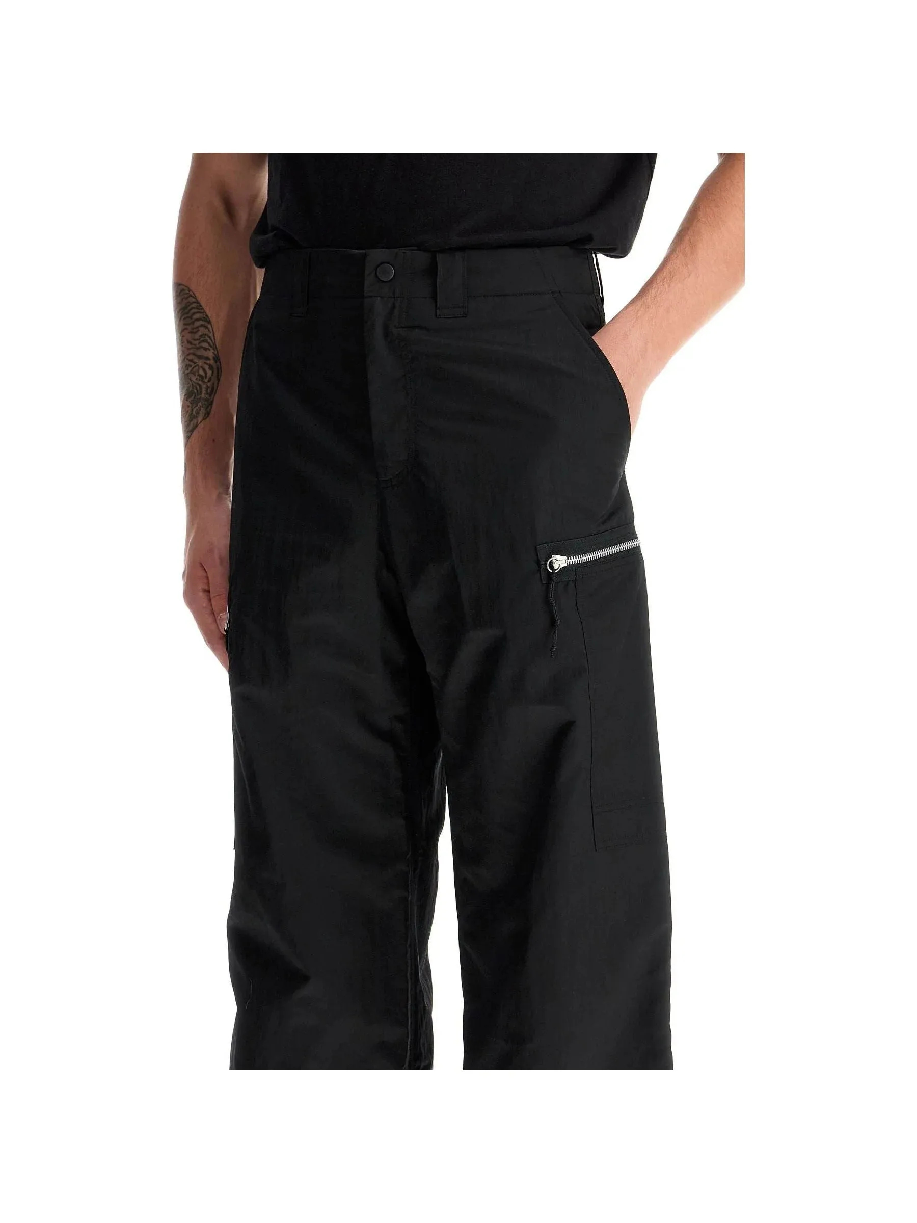 Satin Tactical Cargo Pants