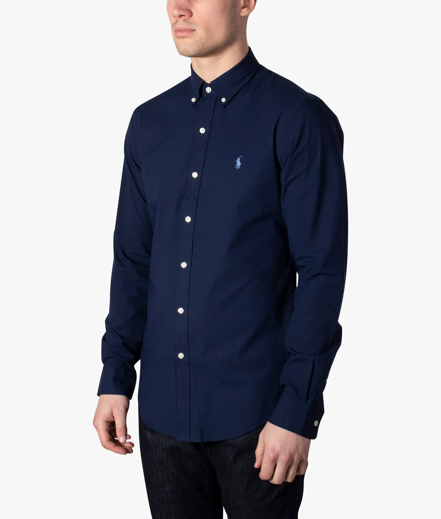 Slim Fit Stretch Poplin Shirt