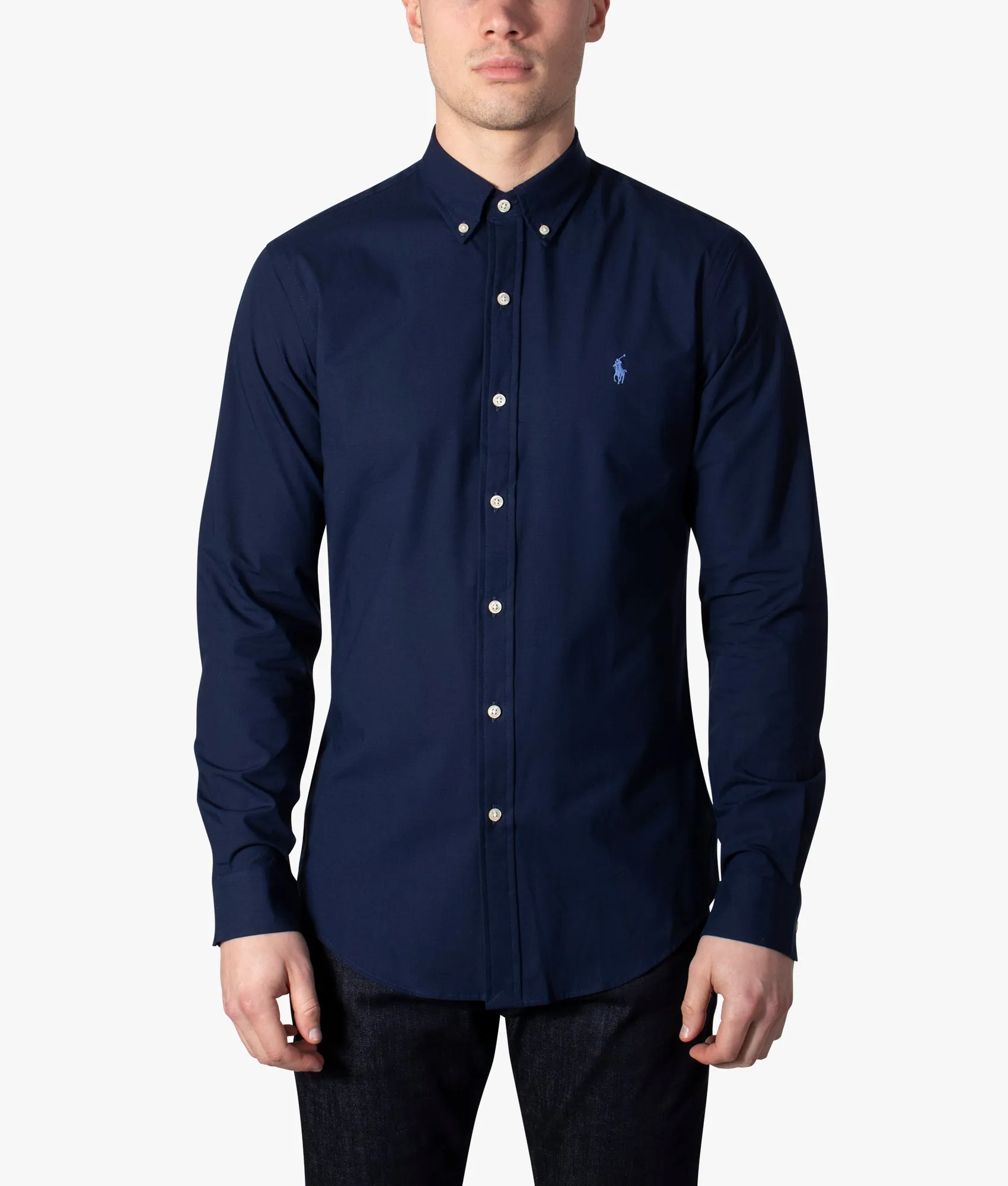 Slim Fit Stretch Poplin Shirt