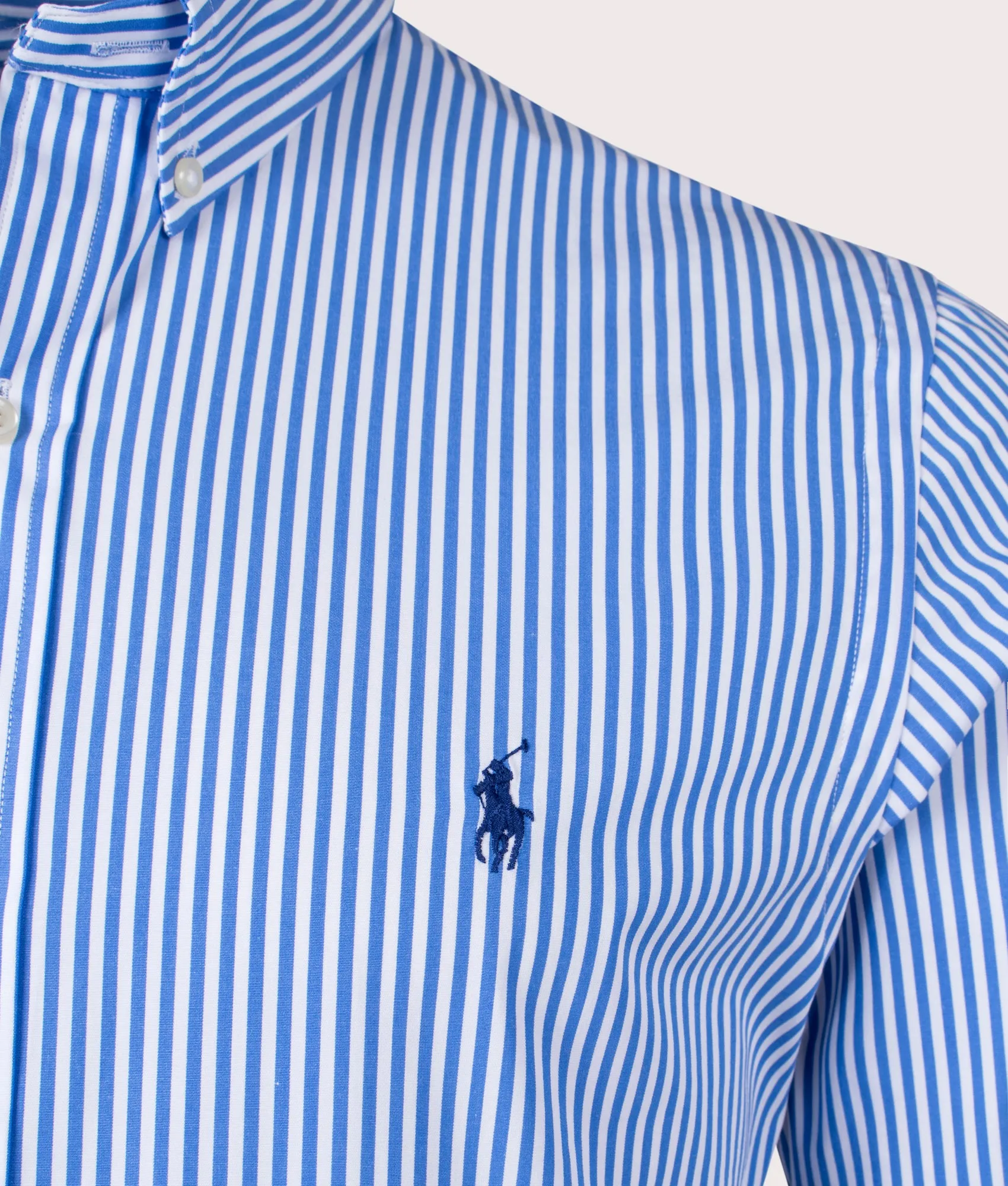 Slim Fit Striped Poplin Shirt