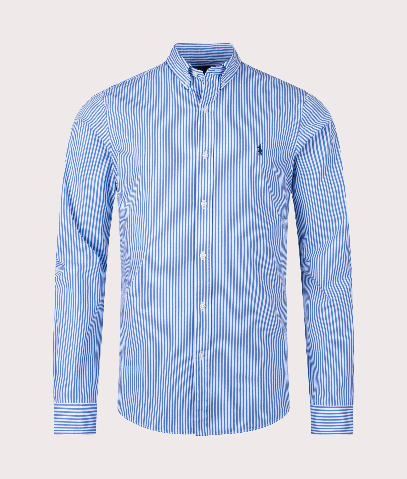 Slim Fit Striped Poplin Shirt