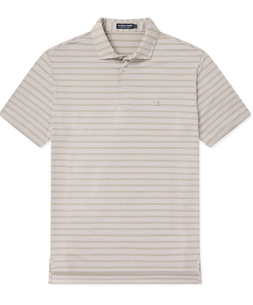 Southern Marsh - Maybourne Featherlight Stripe Polo