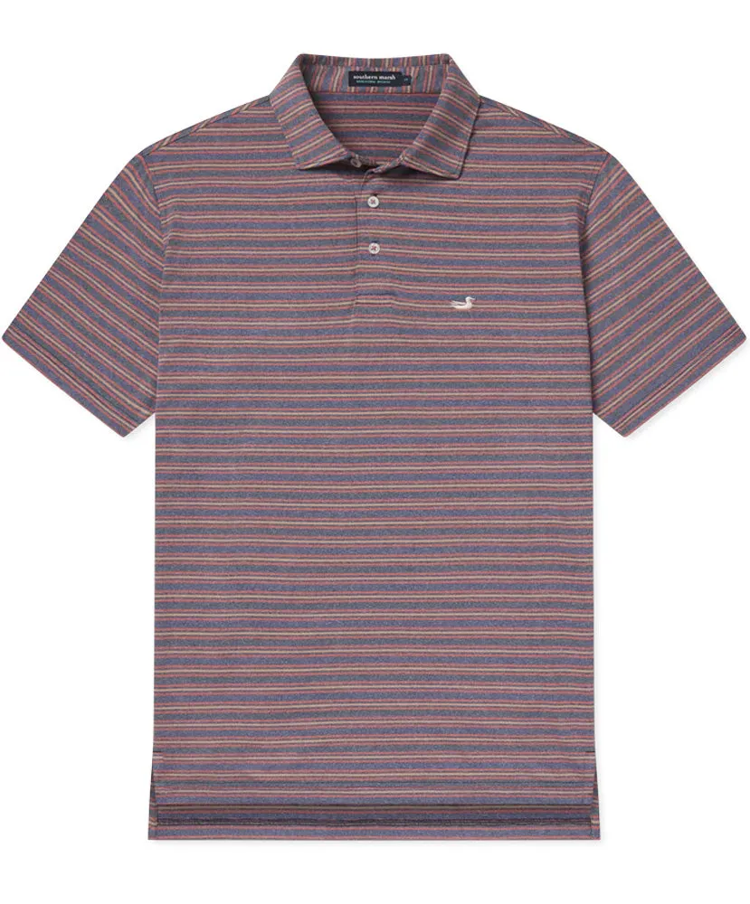 Southern Marsh - Maybourne Featherlight Stripe Polo