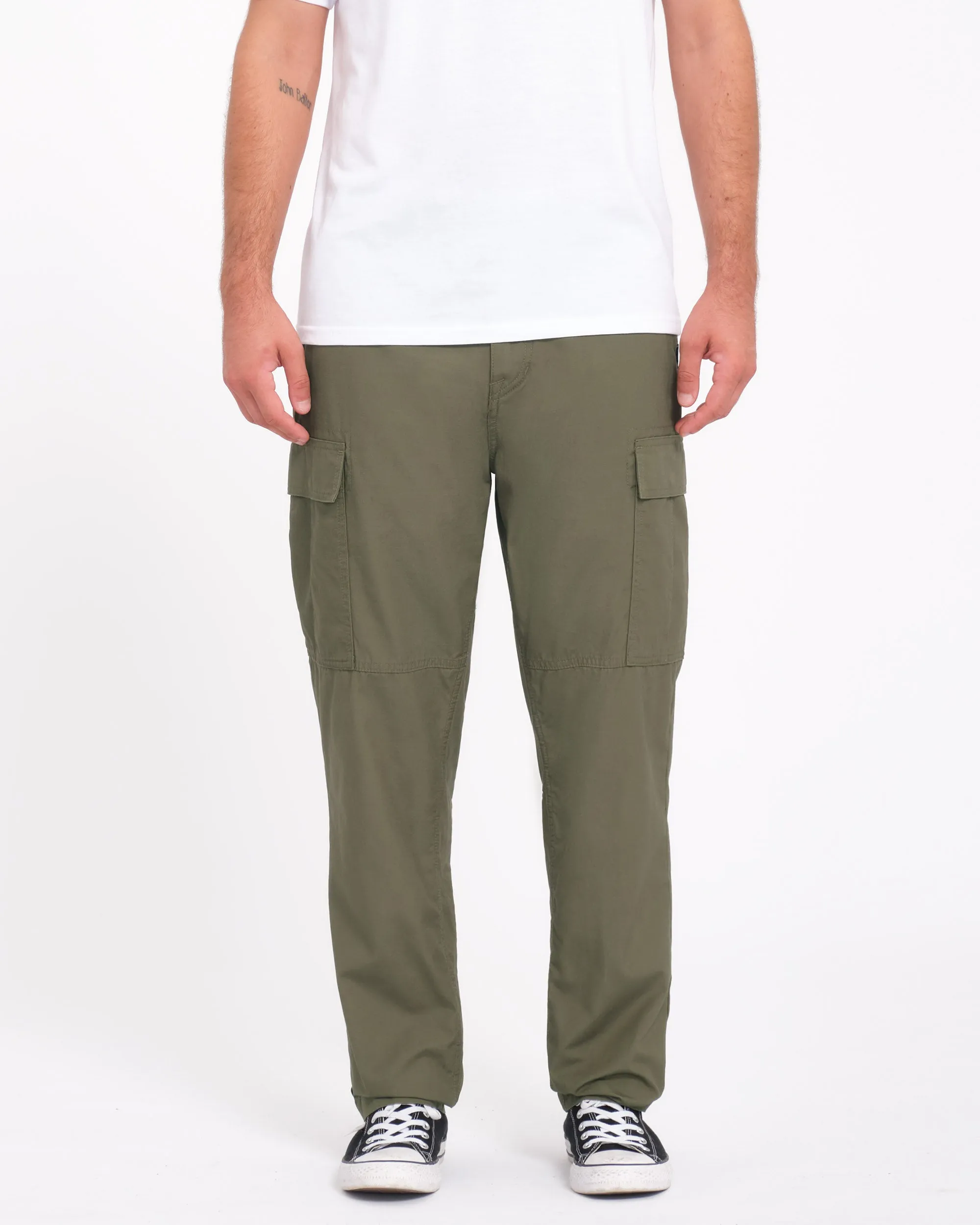 Strange Tripper Tapered Cargo Trousers - WINTERMOSS