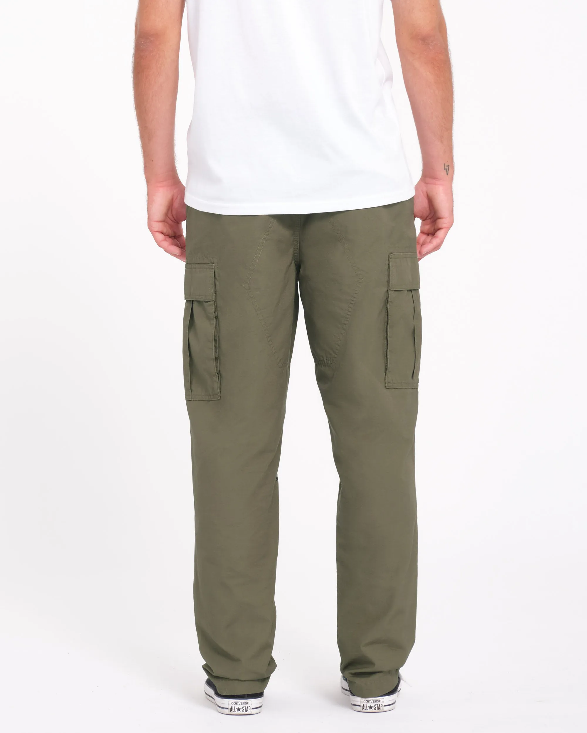 Strange Tripper Tapered Cargo Trousers - WINTERMOSS