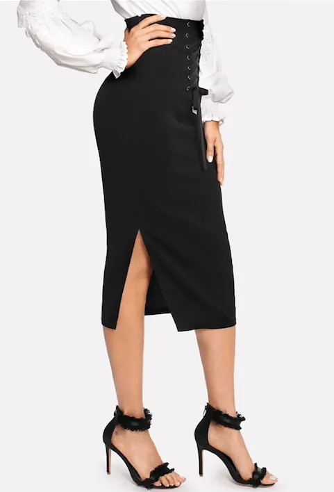 THE SIDE OFFICE SKIRT