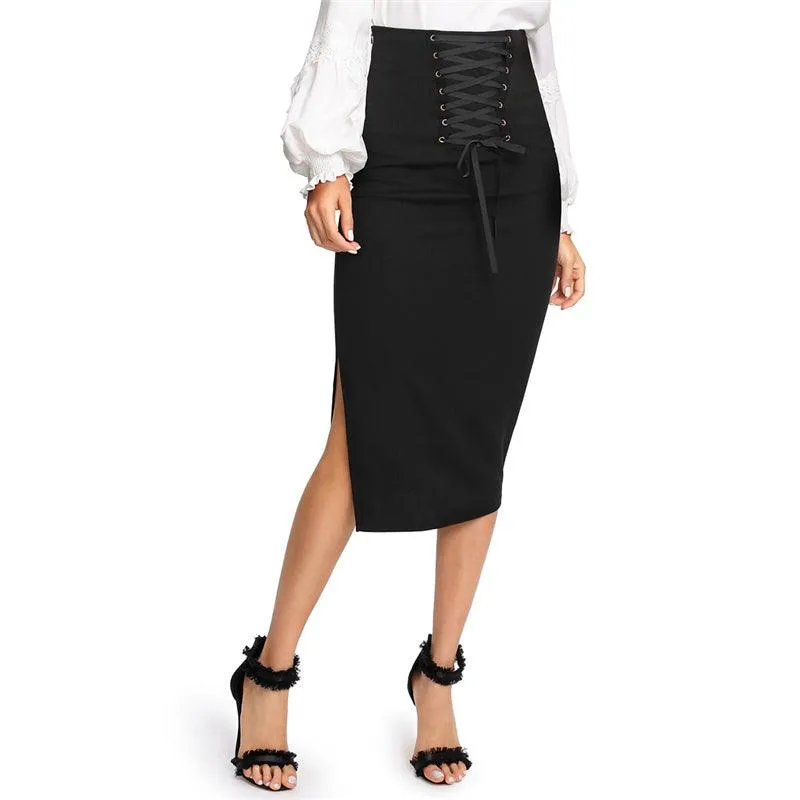 THE SIDE OFFICE SKIRT