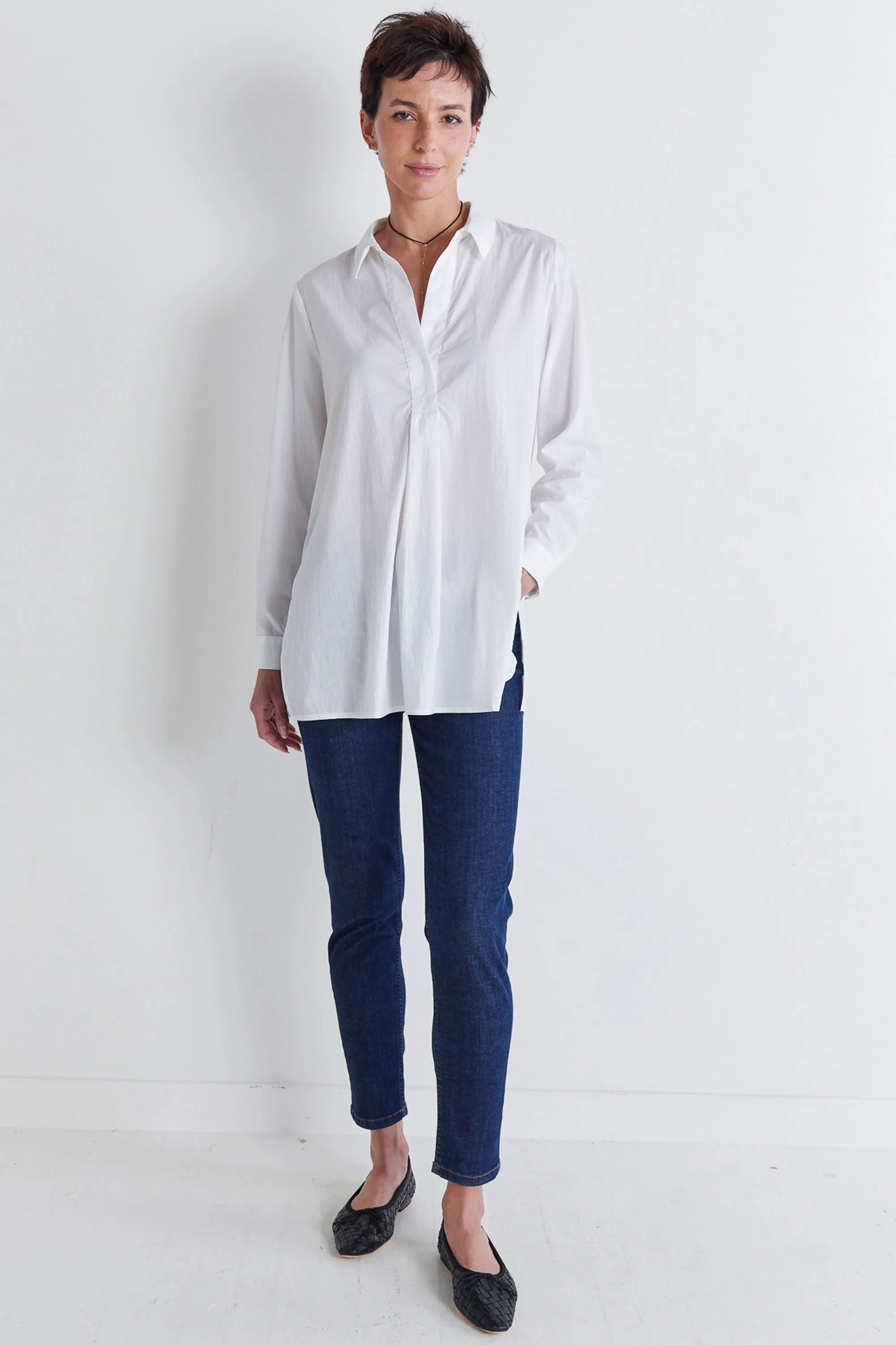 The Weekender Light Poplin Tunic