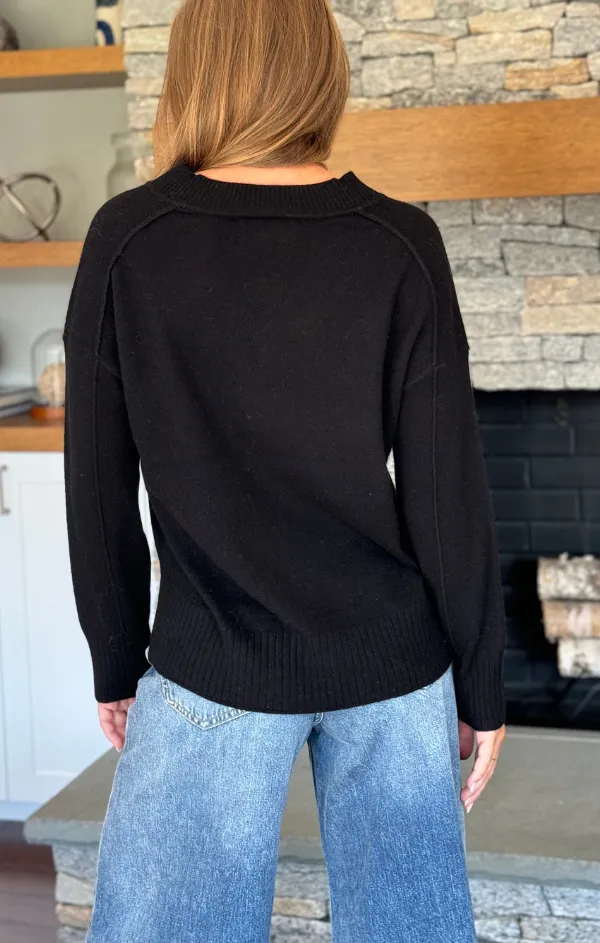 V Neck Cashmere Pullover