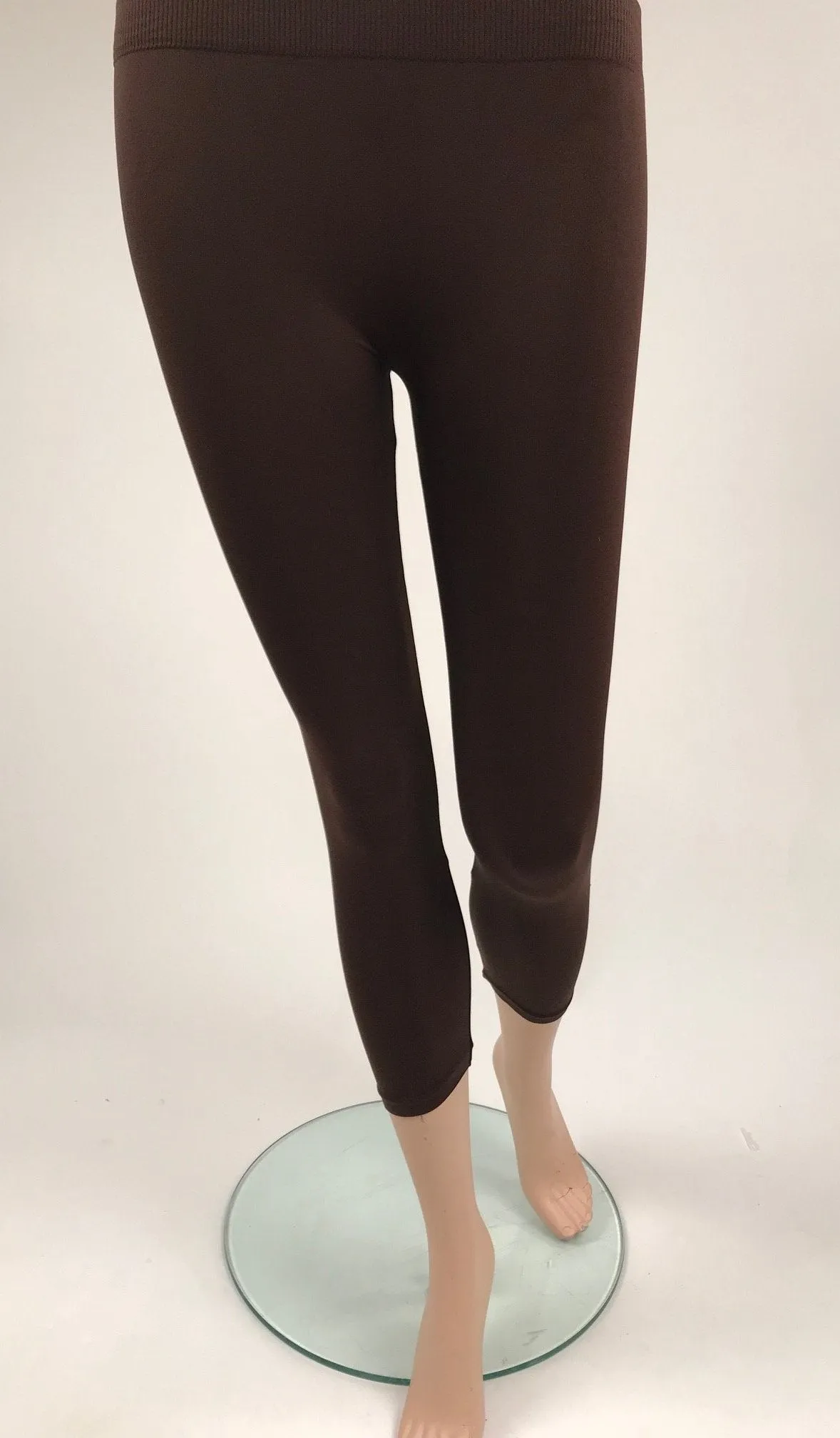 Women's Sugar Lips | Seamless Lightweight Leggings 27" | Brown